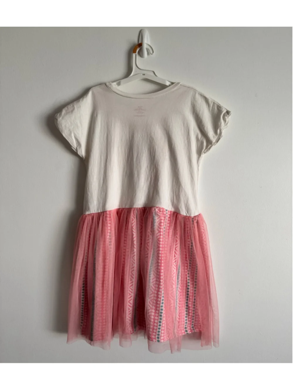 Girls Disney The Lion King Casual Dress Size 10 White Pink